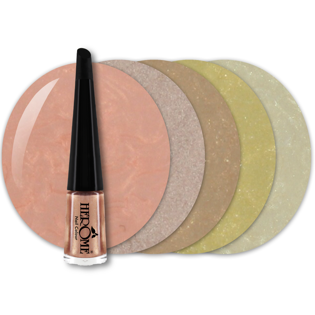 ネイルカラーゴールドブロンズ