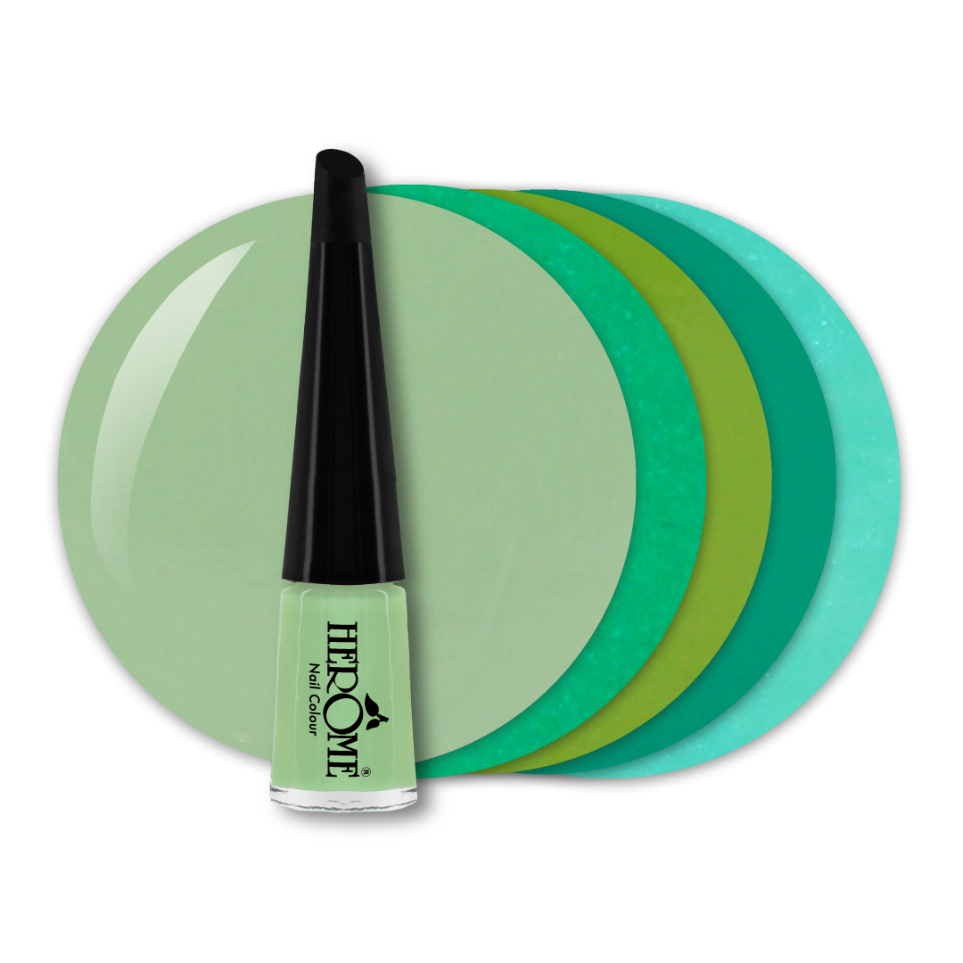 ネイルカラーグリーン緑色