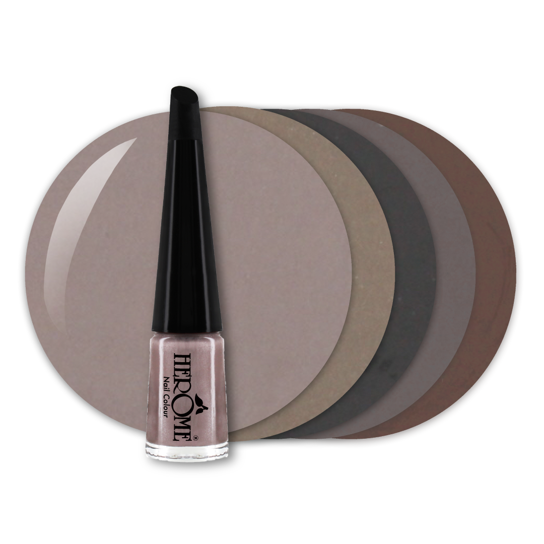 ネイルカラーグレージュブラウン