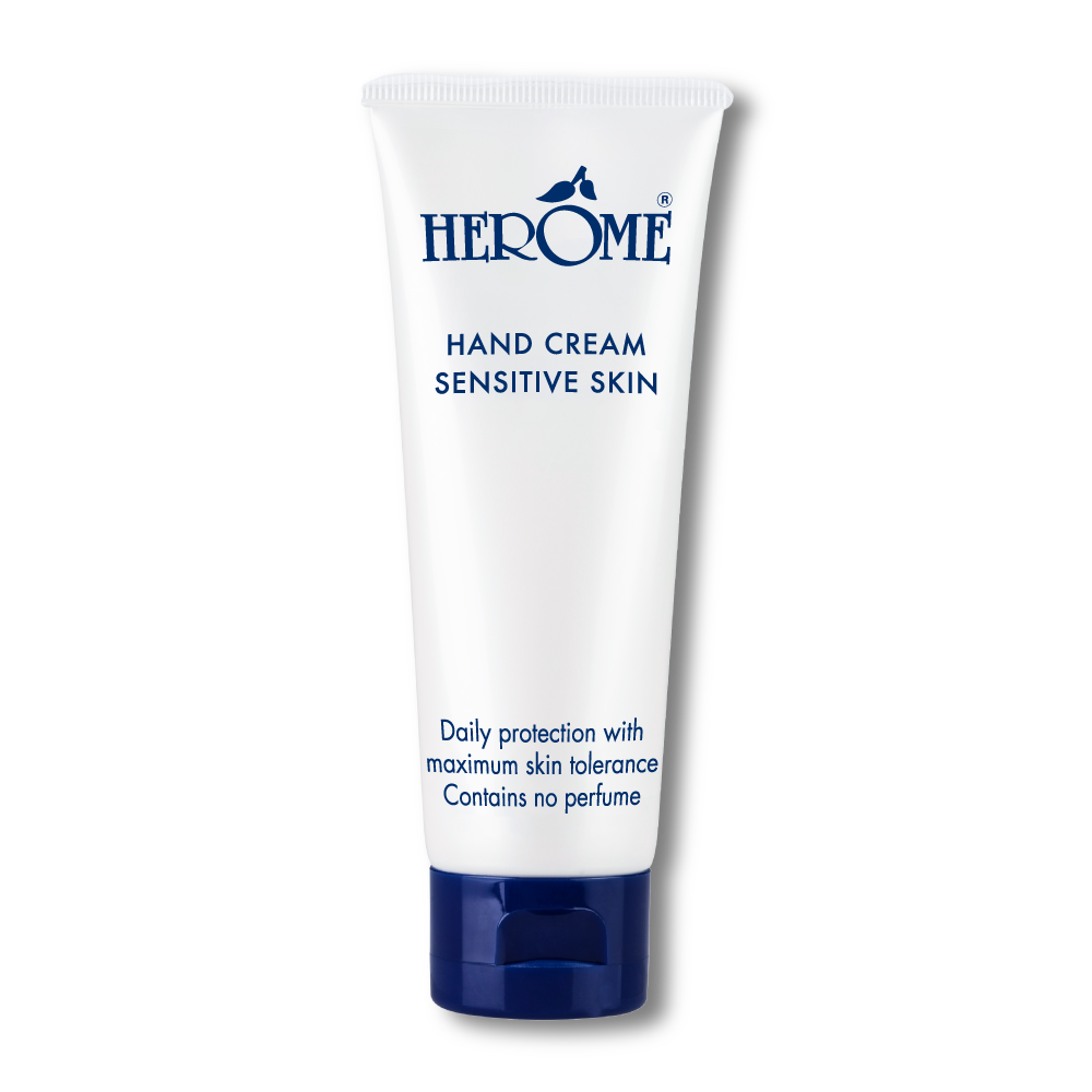 ローズオイル配合ハンドクリーム 天然香料 ローズの香り 弱肌 7エローム Herome  ハンドクリームセンシティブ